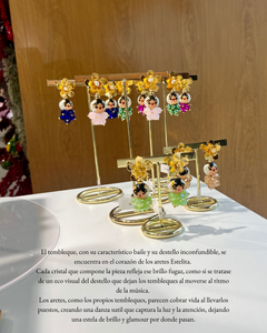Aretes Estelita fiuscha