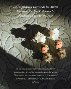 Aretes Estelita Floripondia.
