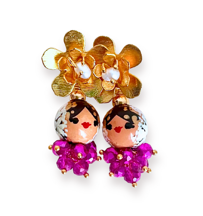 Aretes Estelita fiuscha