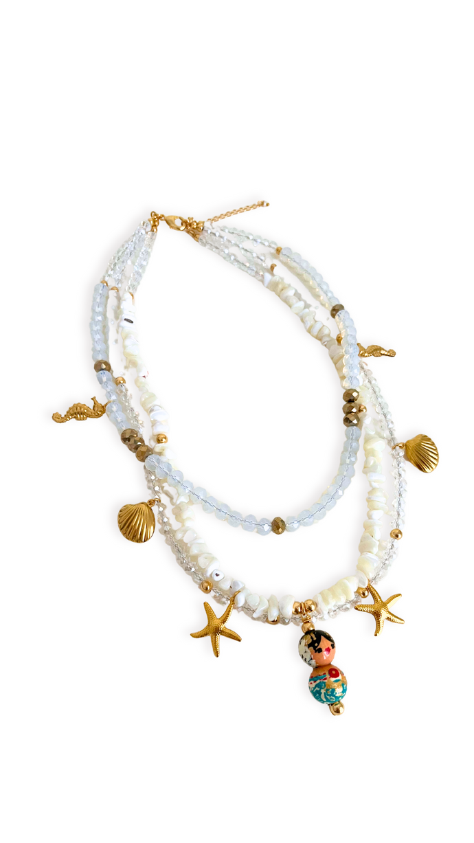 Collar vida marina.