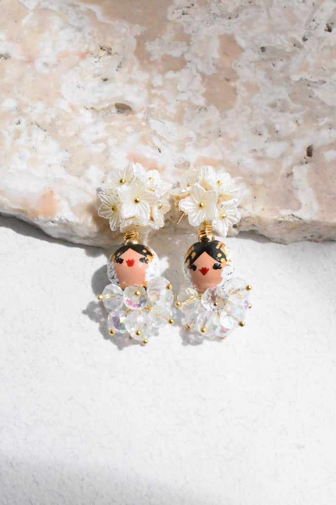 Aretes Estelita Floripondia.