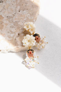 Aretes Estelita Floripondia.