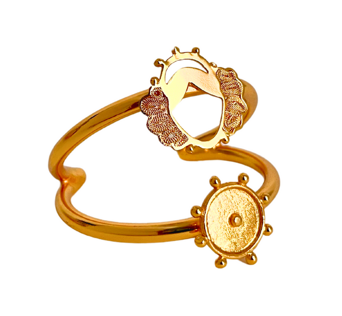 Pulsera Cuff Heredera empollerada
