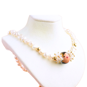 Collar Estela Perlado singular
