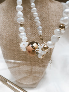 Collar Estela Perlado singular